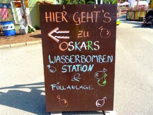 Wasserbombenfüllanlage
