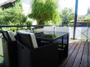 Balkon mit Sitzlounge