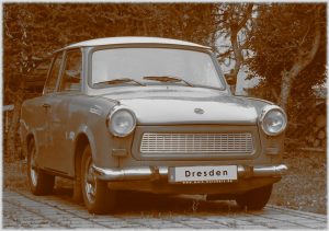 Trabi der Ferienwohnung Dresden
